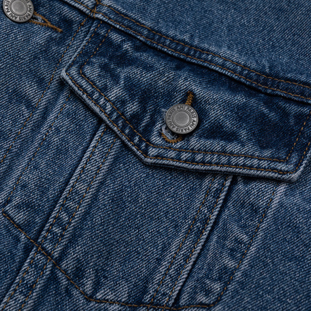 AMI Paris Premium Denim Jacke – Zeitloser Pariser Chic für Damen & Herren