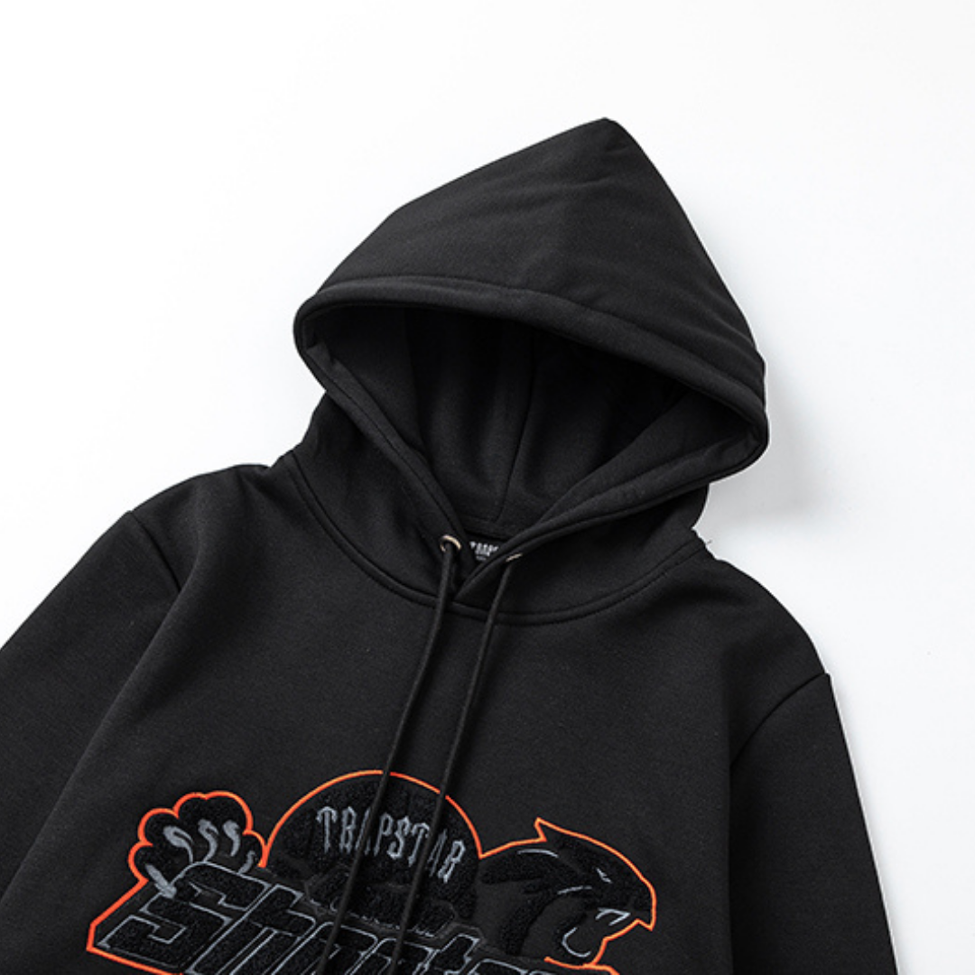 Trapstar Shooters 2.0 Kapuzen-Trainingsanzug Schwarz: Urbaner Streetwear-Style