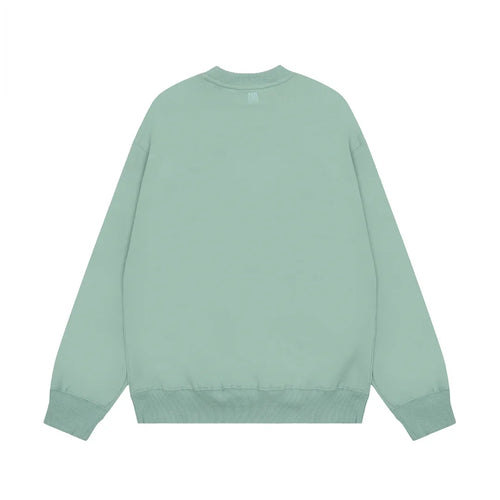 AMI Paris Unisex Baumwoll-Kapuzenpullover mit gesticktem Herzlogo und Relaxed Fit