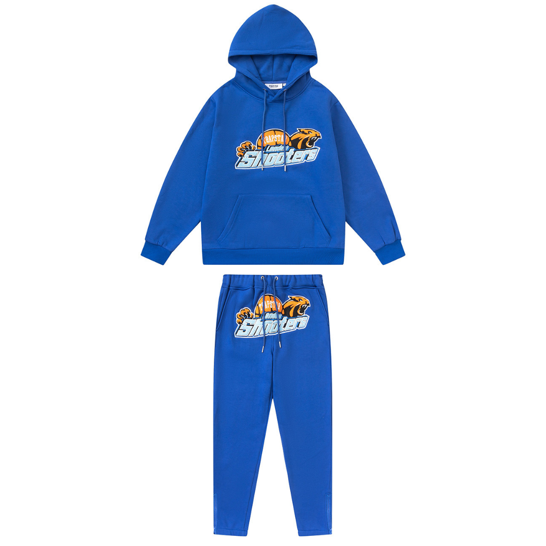 Trapstar Shooters Blauer Herren Trainingsanzug – Komfortables Freizeit-Set für Stil
