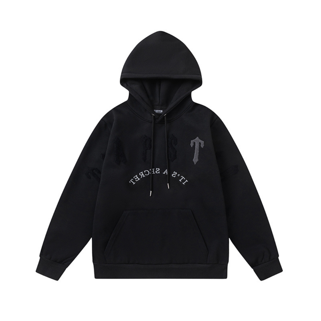 Trapstar Decoded Arch 2.0 Triple Black Trainingsanzug Set für Herren