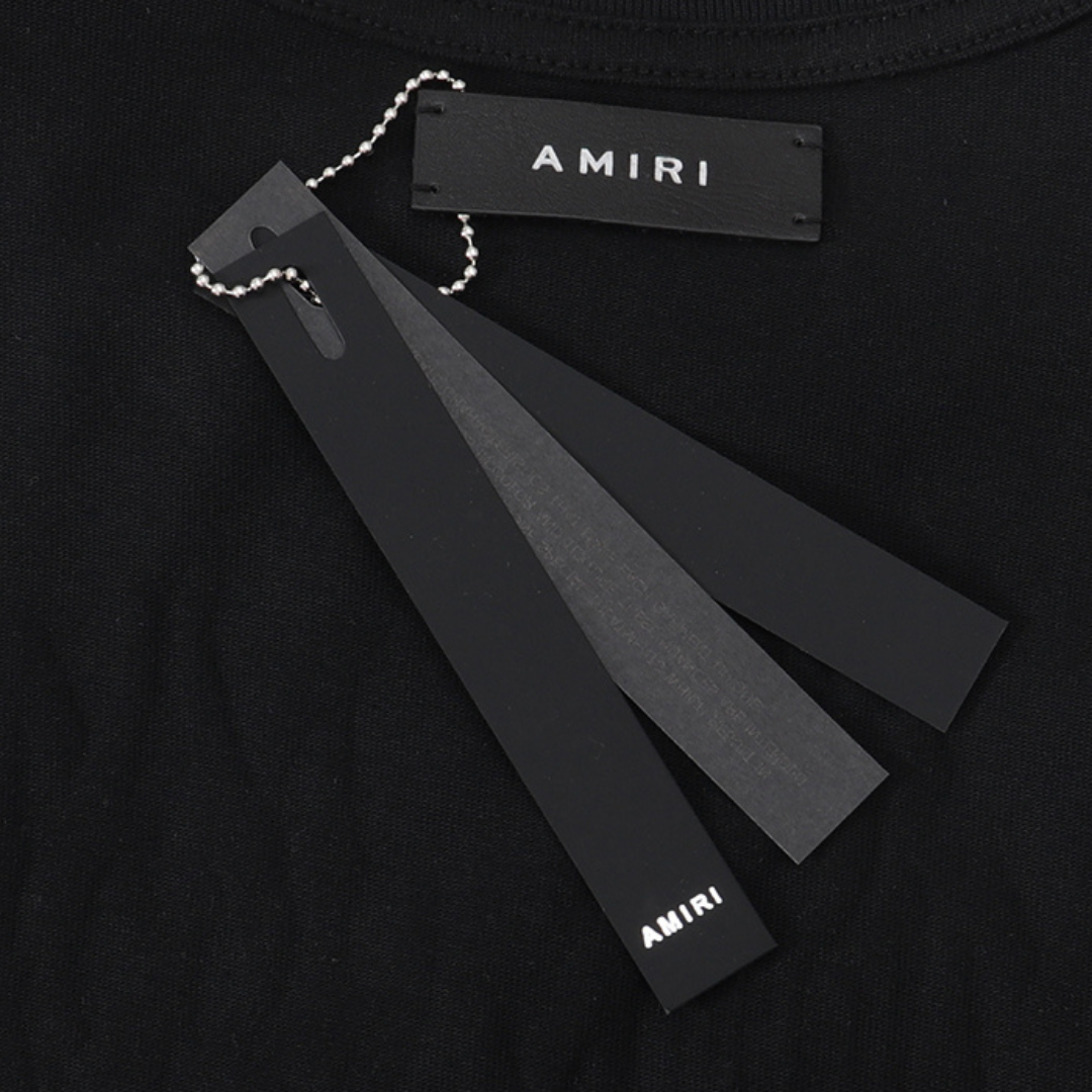 Amiri Drachen T-Shirt: Luxuriöses Designer Baumwoll-T-Shirt Streetwear Herren