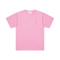 AMI Paris Unisex Baumwoll-T-Shirt mit Herzlogo – Stilvolles Designer-Basic für jeden Anlass