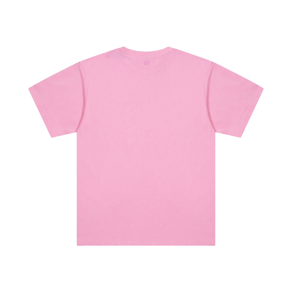 AMI Paris Unisex Baumwoll-T-Shirt mit Herzlogo – Stilvolles Designer-Basic für jeden Anlass