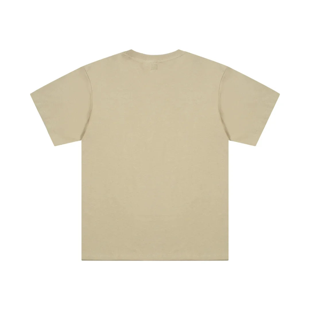 AMI Paris Unisex Baumwoll T-Shirt mit Herz-Logo – Luxuriöser Designer Komfort