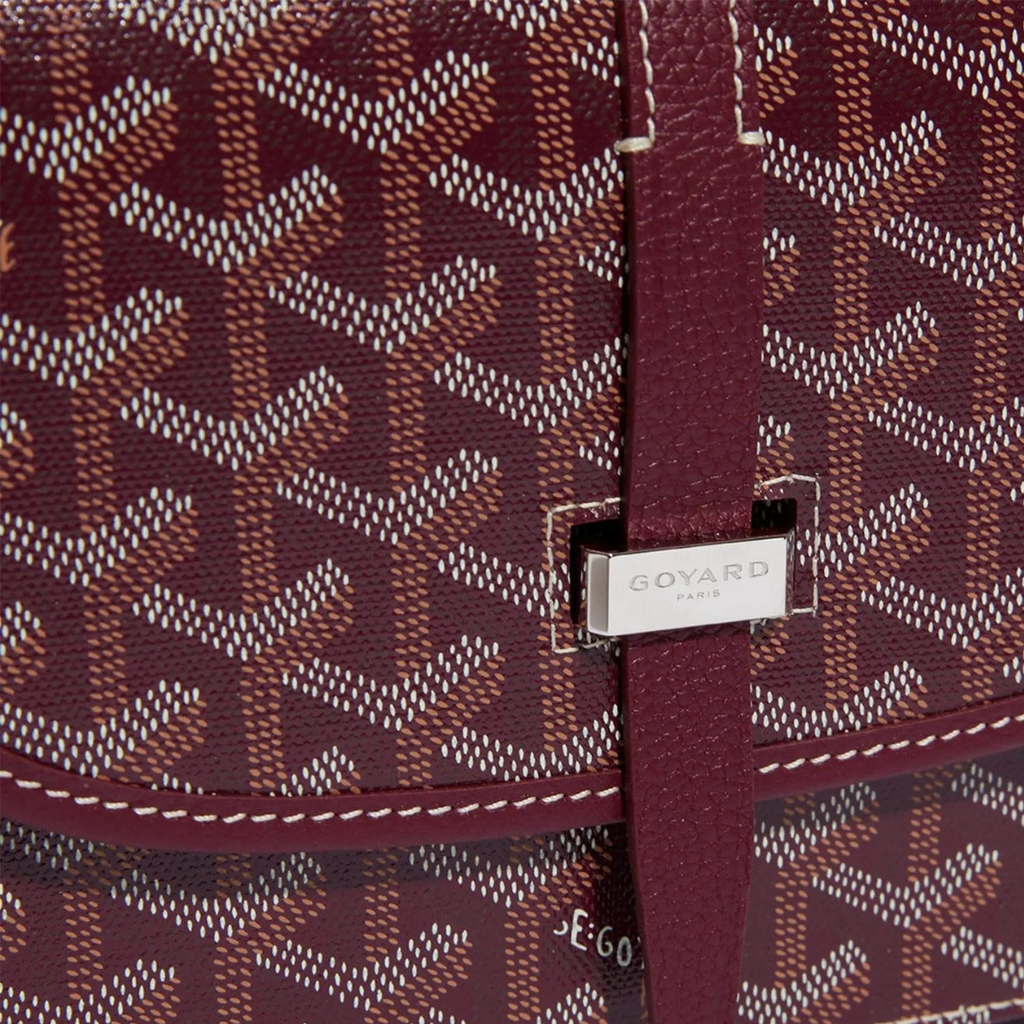 Exklusive Goyard Monogramm Tote Tasche – Luxuriöser Stil, Handgefertigt, Weinrot