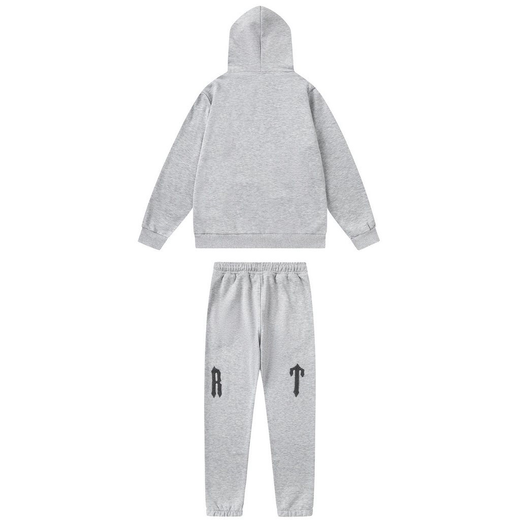Trapstar Decoded Arch 2.0 Grauer Trainingsanzug: Urbaner Style für Komfort & Auftritt