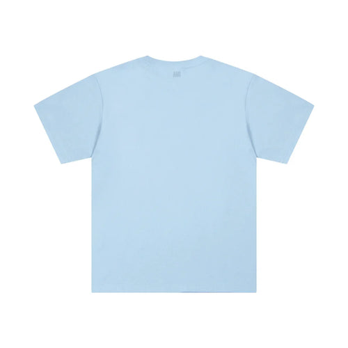 AMI Paris Unisex Baumwoll-T-Shirt mit Herz-Logo, vielseitig, stilvoll, bequem