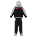 Trapstar Irongate Arch Chenille Trainingsanzug Grau-Rot – Urbaner Style