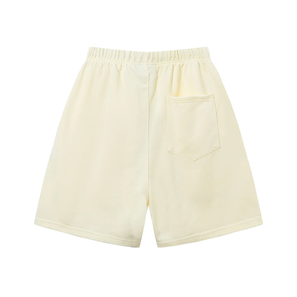 Essentials Beige Shorts: Bequeme, stylische Baumwoll-Shorts für lässigen Streetwear-Look