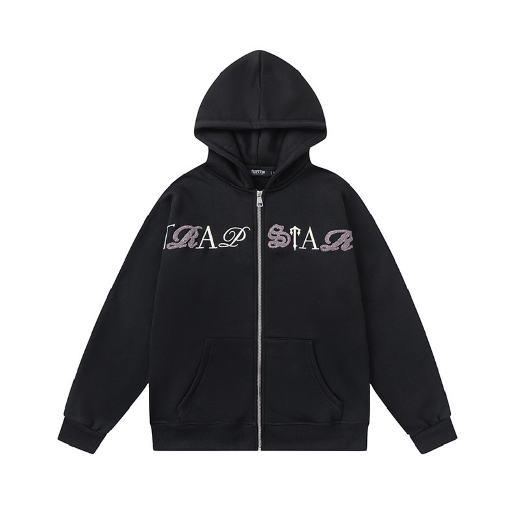 Trapstar Irongate Secret Schwarzer Herren Trainingsanzug Set - Stilvoller Streetwear Freizeitanzug