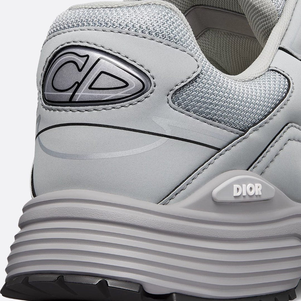 Dior B30 Grey Mesh Technischer Stoff Sneaker Herren Laufschuh Sportlich Elegant Komfortabel
