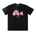 Palm Angels Bären-T-Shirt Premium Baumwolle Modisches Streetwear Design Unisex Oberteil