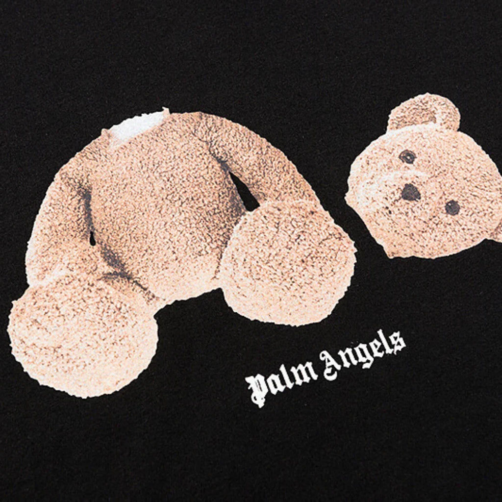 Palm Angels Bären T-Shirt: Ikonisches Designer-Shirt Baumwolle Urbaner Style