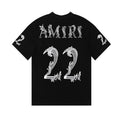 Amiri '22' Herren Luxus T-Shirt - Stylisch, Bequem mit Grafikdruck