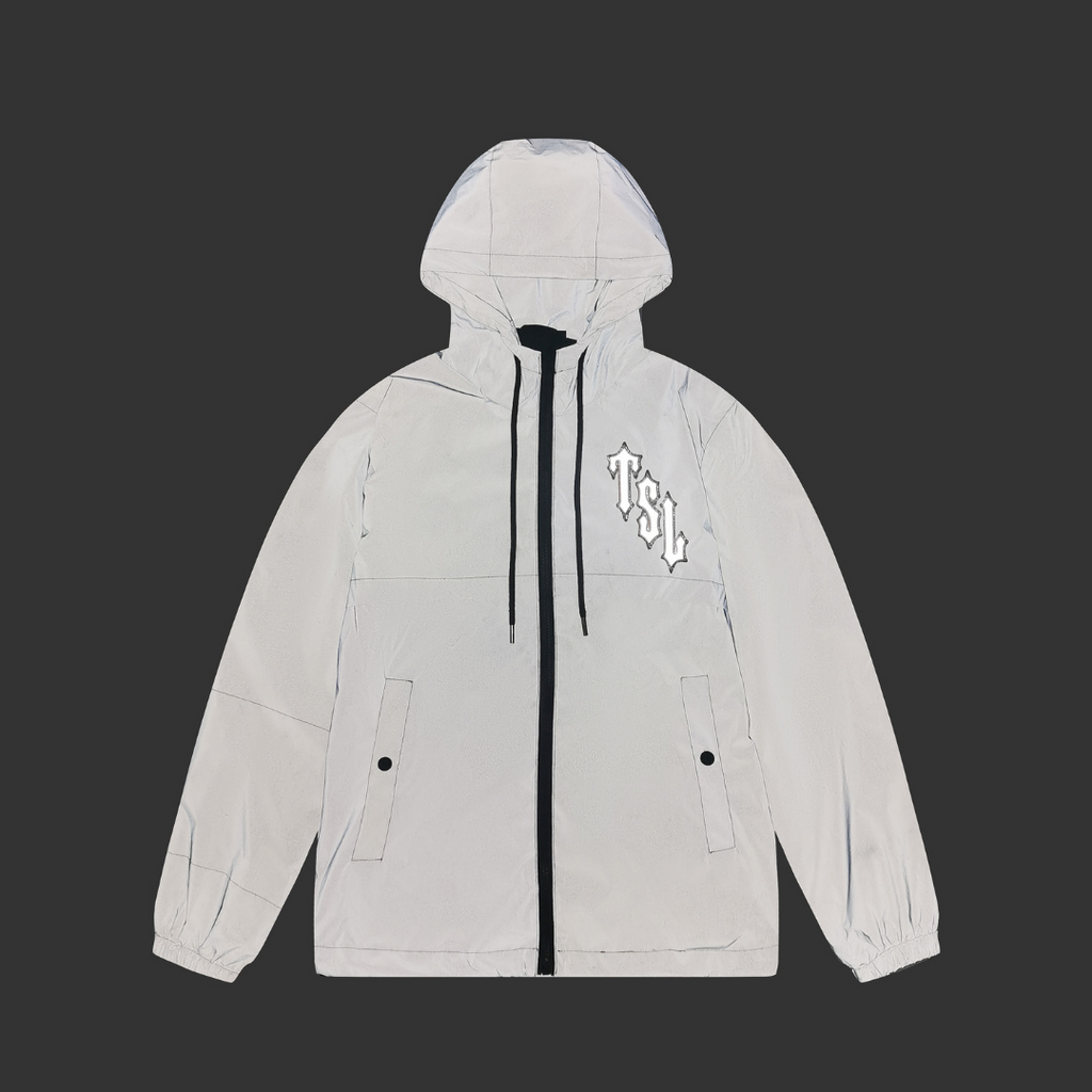 Trapstar London Shooters Reflektierende Schwarze Windjacke – Stylisch & Wetterfest