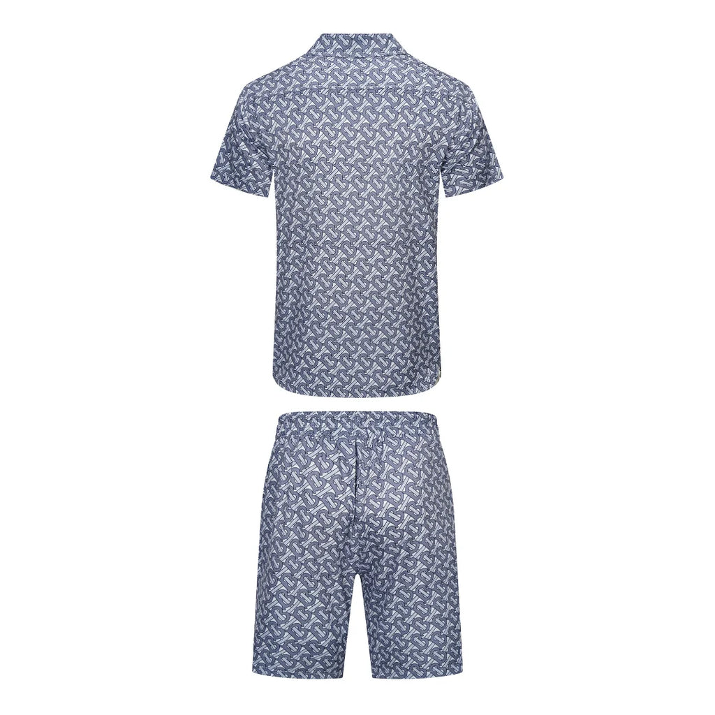 Luxuriöses Burberry Sommer Shorts Set – Bequem, Stilvoll und Atmungsaktiv Designer Freizeitkleidung