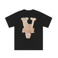 V-LONE Pop Smoke Statement-T-Shirt: Rebellion, Style, Urbaner Streetwear-Look für Ihn