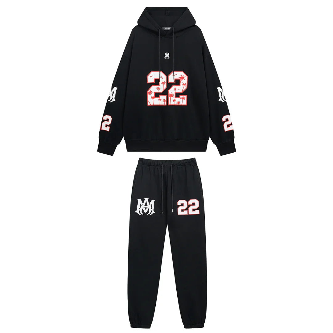 Amiri '22' Sport-Trainingsanzug: Luxuriöser Streetwear-Stil für Ultimative Eleganz