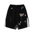 Gallery Dept. Luxus-Shorts: Handbemalt, Oversize, Streetwear-Meisterwerk für Männer