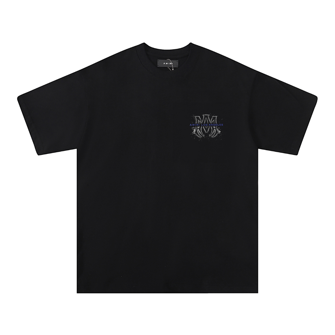 Exklusives Amiri Monogramm T-Shirt: Luxuriöses Designer-Shirt für Stilbewusste