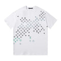 Luxuriöses Louis Vuitton Baumwoll T-Shirt mit ikonischem Monogramm Design