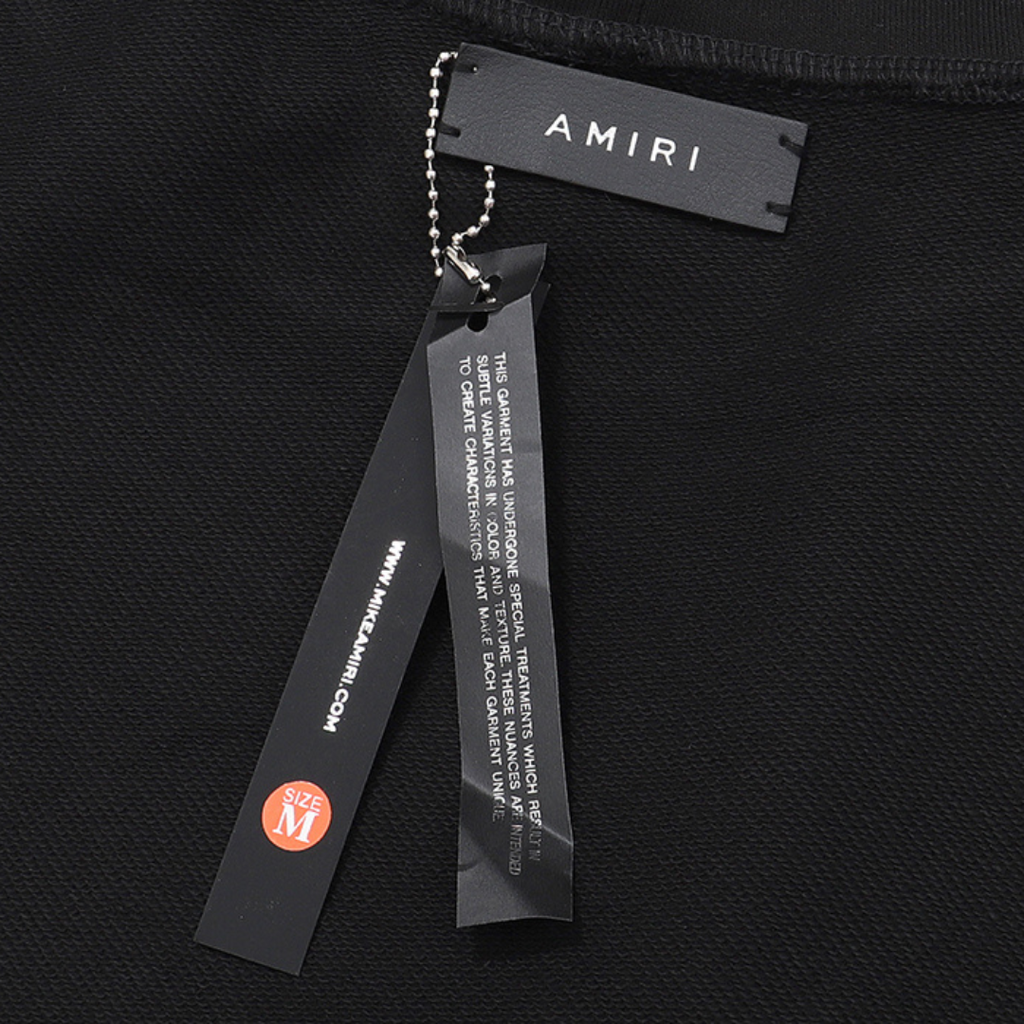 Amiri Logo Hoodie: Exklusiver Premium-Baumwoll-Kapuzenpullover für Lässigen Rock'n'Roll Style