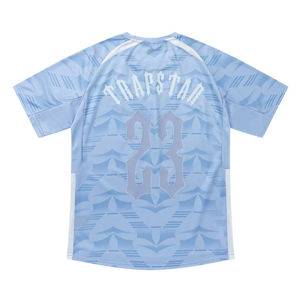 Trapstar Irongate Gradient Himmelblau T-Shirt – Stylisches, Bequemes Streetwear Oberteil