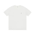 AMI Paris Unisex T-Shirt aus Baumwolle mit Herzlogo – Luxuriöses Designer Basic