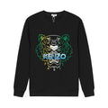 Kenzo Tigerstickerei Hoodie Herren - Premium Baumwoll-Fleece Pullover Bequem & Stylisch