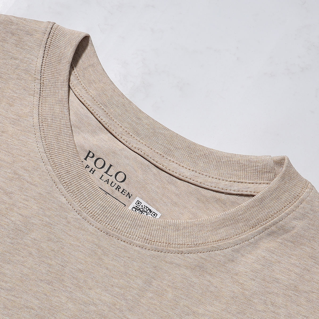Klassisches Polo Ralph Lauren Herren T-Shirt Baumwolle Kurzarm Logo Stickerei Design