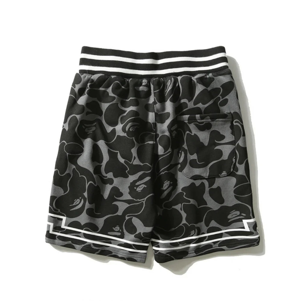 BAPE Streetwear Shorts Unisex – Ikonisches Japanisches Affen-Logo Design – Exklusiver Komfort