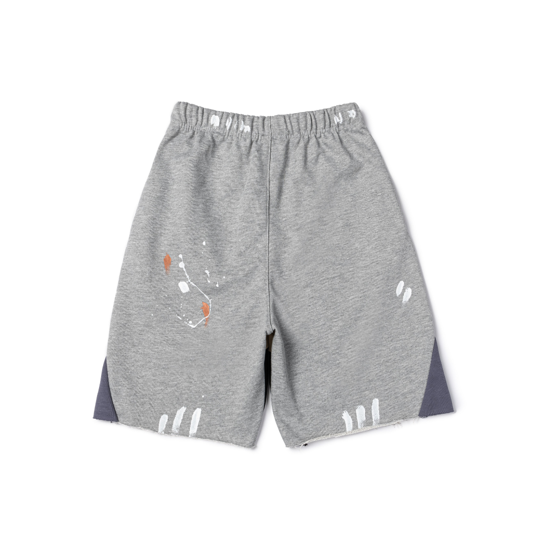 Exklusive Gallery Dept. Unisex Distressed Baumwollshorts - Künstlerischer Street Style Chic