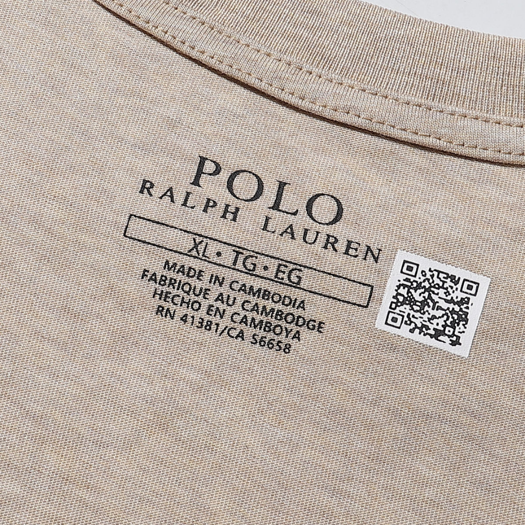 Klassisches Polo Ralph Lauren Herren T-Shirt Baumwolle Kurzarm Logo Stickerei Design
