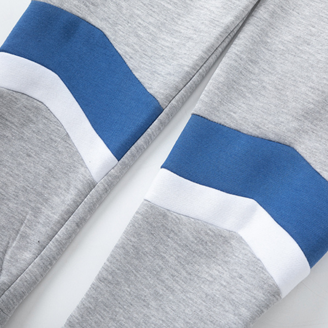 Trapstar V-Stripe Kapuzen-Trainingsanzug Blau – Bequem, Stylisch, Urbaner Look