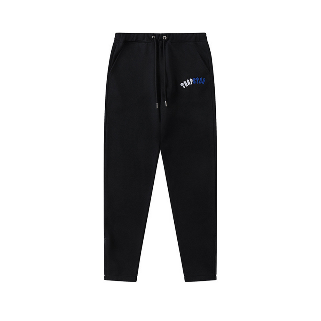 Trapstar Irongate Arch Chenille Trainingsanzug Schwarz-Blau für Herren