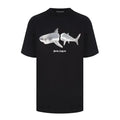 Palm Angels Hai Print T-Shirt – Luxuriöses Streetwear Baumwoll-Shirt Kurzarm Unisex