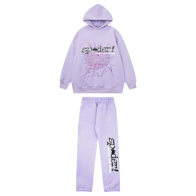 SP5DER Streetwear Trainingsanzug – Bequemer Designer-Style von Young Thug