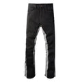 Exklusive Amiri Flared Jeans: Schwarze Grau Waschung, Premium Denim, Rock-Chic Style