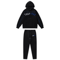 Trapstar Irongate Arch Chenille Trainingsanzug Schwarz-Blau für Herren