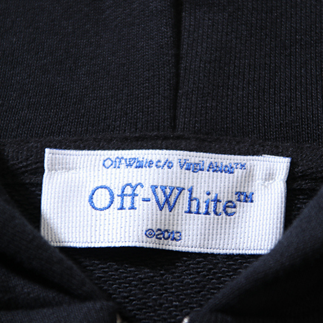 OFF-WHITE Exklusiver Monogramm Hoodie – Luxuriöser Streetwear Stil für Herren
