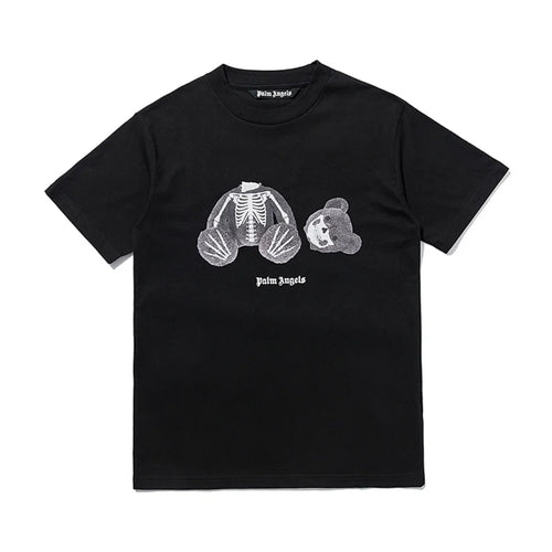 Palm Angels Skeleton Bär T-Shirt: Luxuriöses Urban Design, Hochwertige Baumwolle, Unisex