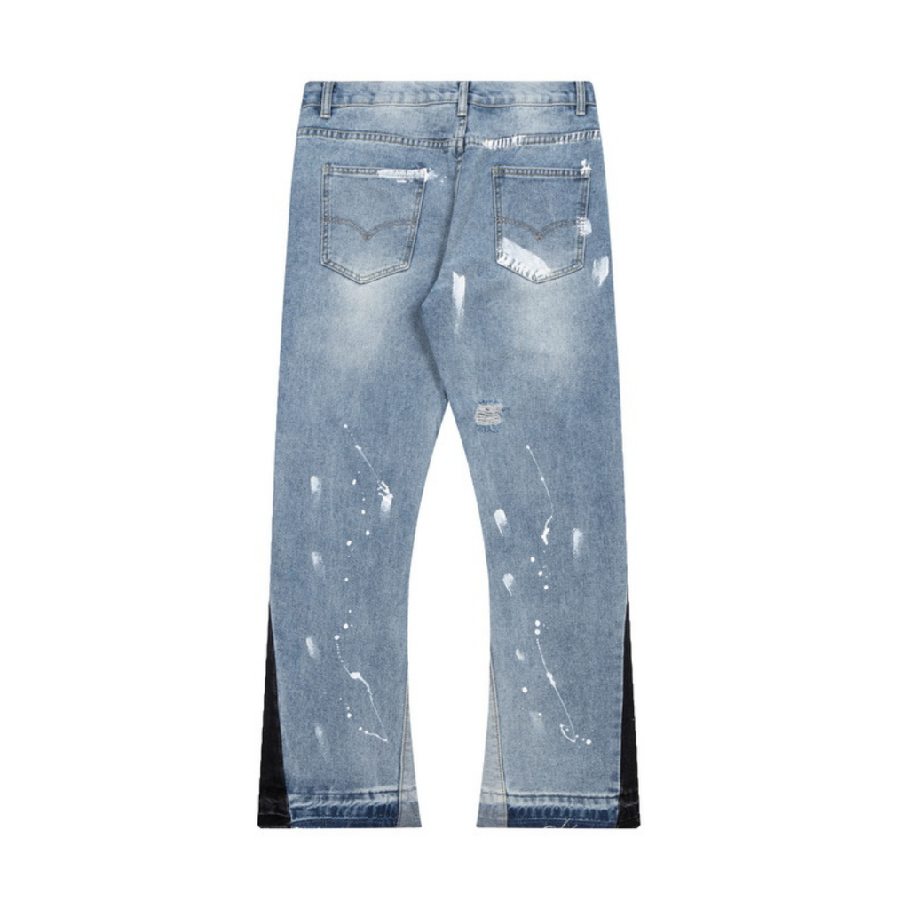 Gallery Dept. Handbemalte Denim-Jeans: Einzigartiger Streetwear-Look mit künstlerischem Flair