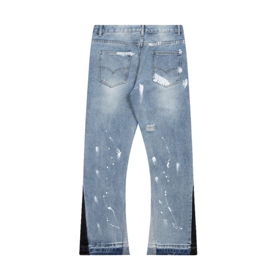 Gallery Dept. Handbemalte Denim-Jeans: Einzigartiger Streetwear-Look mit künstlerischem Flair