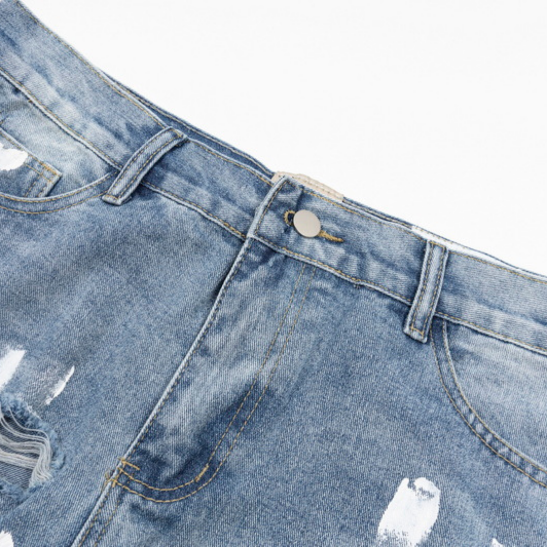 Gallery Dept. Künstlerische Handbemalte Denim Jeans – Einzigartiger Streetwear Look