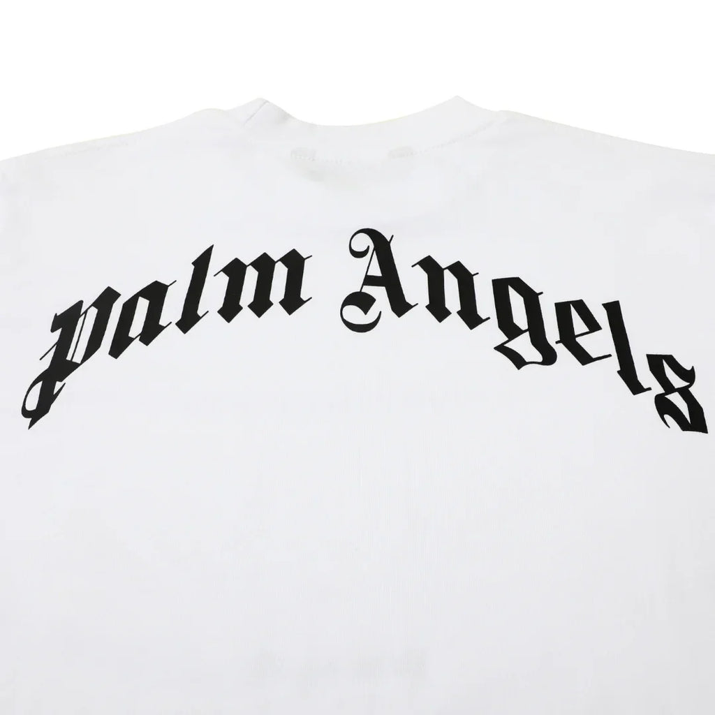 Palm Angels Bären-T-Shirt Hochwertiger Baumwoll-Streetwear-Print Modernes Luxus-Design