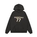 Essentials Fear of God '77' Unisex Kapuzenpullover – Luxuriöser Komfort, Oversized Fit