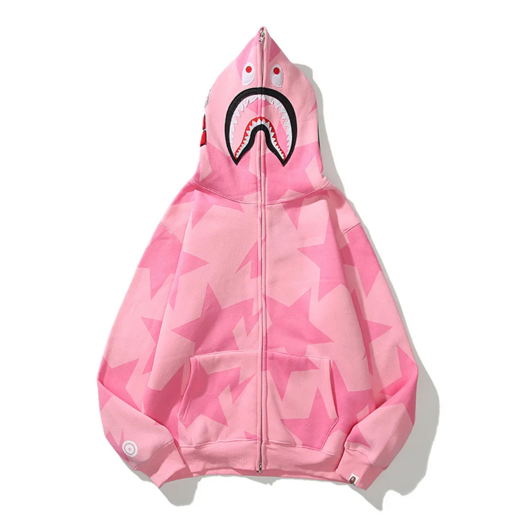 Authentischer BAPE Affenkopf Logo Kapuzenpullover für Herren – Premium Streetwear Komfort