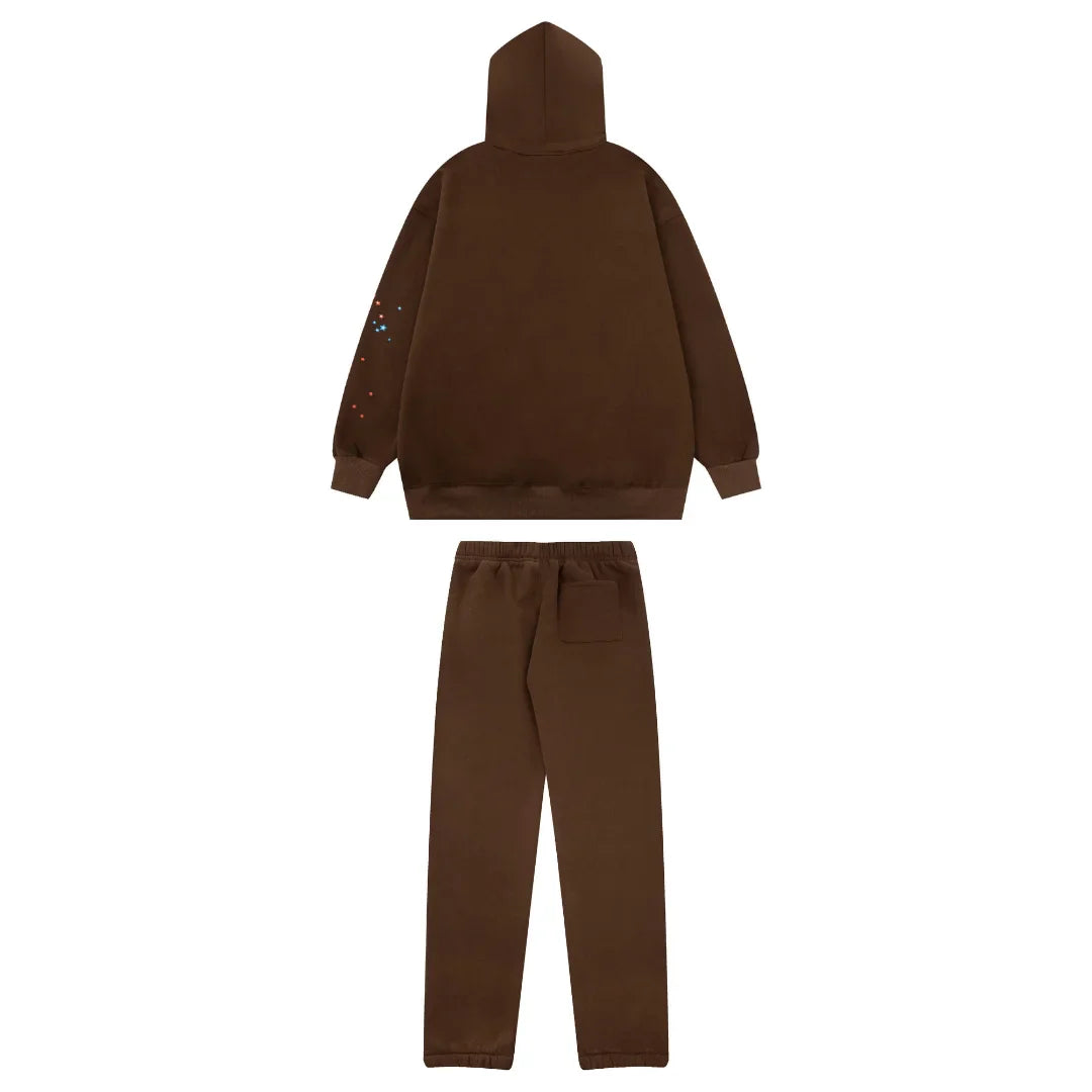 SP5DER Premium Streetwear Trainingsanzug Herren Damen Modisch Komfortabel Sportlich Freizeit-Set