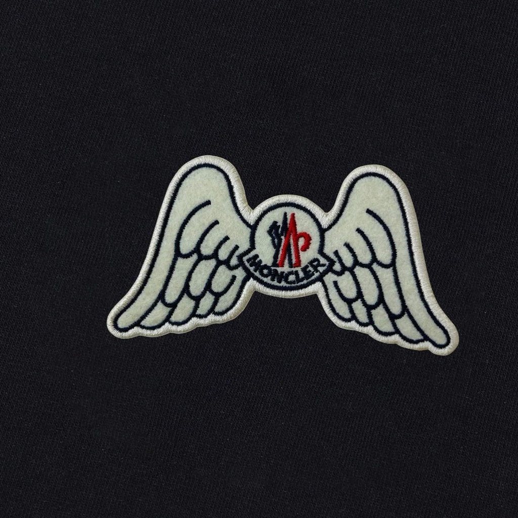 Exklusives Moncler Herren T-Shirt: Premium Baumwolle, Monogramm Design, Luxuriöser Stil